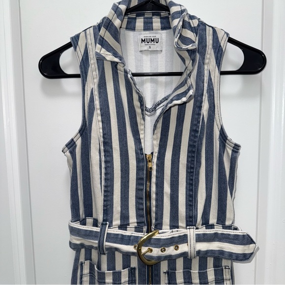 Show Me Your MuMu Jacksonville Denim Jumpsuit - Picture 4 of 11